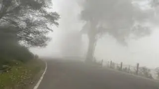 Pillar Rocks to Upper Lake View Road | Misty Evening Bike Ride 4PM Kodaikanal So Chill #hill #travel