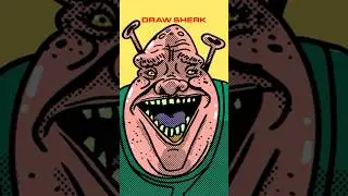 Draw Sherk #howto #howtodraw #cartoon #drawingtutorial #art #doodle #sketch #sherk #shrek