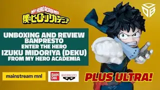 Izuku Midoriya (Deku) Enter The Hero Banpresto Statue / Figure | Unboxing & Review