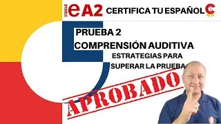 👉🏼¿Cómo ser aprobado en la prueba 2 de comprensión auditiva del examen DELE A2? ✅