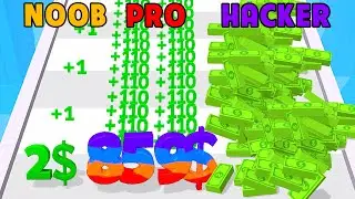 Noob vs Pro vs Hacker | Digit shooter