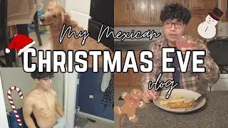 My Mexican Christmas Eve Vlog | working out, tamales, christmas movies, & naps! (lol)