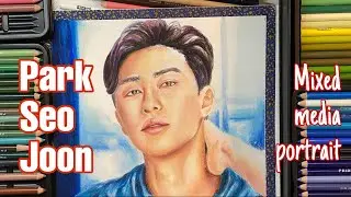 Park Seo Joon | painting portrait