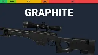 AWP Graphite - Skin Float And Wear Preview