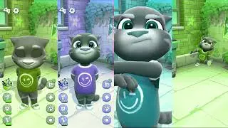 My Talking Tom Cat Funny Moments Color Effect Video || Talking Tom Cat Fun Android Gameplay #cat2