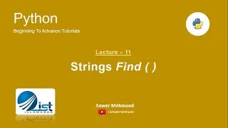 Python  -  Find Method In String
