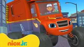 Garbage Truck Blaze Races For the Last Garbage Bag! ♻️ Blaze and the Monster Machines | Nick Jr.