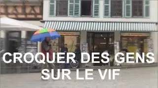 3 astuces pour croquer les gens dans la rue