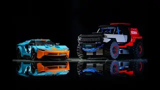 LEGO Speed Champions 76905 Ford GT Heritage Edition and Bronco R-Stop Motion