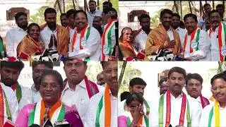 MLA Yannam Srinivas Reddy ne Mayor G Mamta aur Deputy Mayor M Surendar Reddy ko Di  Mubarakbaad