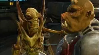 Star Wars: TOR Cutscenes - Gamorrean vs. Geonosian
