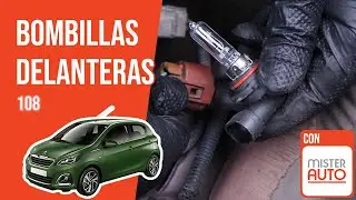 C&oacute;mo cambiar las bombillas delanteras Peugeot 108 💡