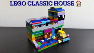 Colorful LEGO House Build 🏠🌈 | Creative Brick Design | MOC | Lego Classic 10696