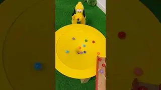 marble Run Race ASMR #210 Wooden Wave Course Colorful Marbles  #marblerun #marblerunrace #asmr