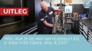 Wat doe je bij een servicebeurt bij elektrische fiets met GATES,  Schijfremmen en DI2? *242
