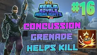 Concussion grenade helps kill / Realm Royale 2021 Highlights #16 / Compilation
