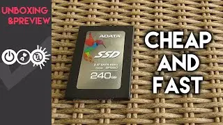 Обзор и распаковка ADATA SP550 240 ГБ