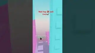 wall hop ❌️ wall truss✔️ #roblox  #phonk