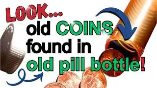 I Found Something Surprising In Old Pill Bottles Filled With PENNIES!