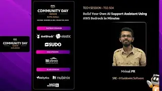 ACDKOCHI25 | Build Your Own AI Support Assistant Using AWS Bedrock in Minutes