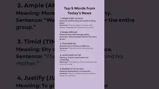 Can You Use These English Words Correctly? | #englishvocab #learnenglishwords #newsupdate