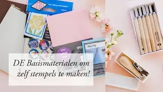 DE basis materialen om zelf Stempels en Prints te maken!