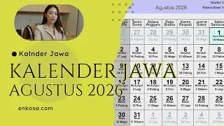 Kalender Jawa Agustus 2026