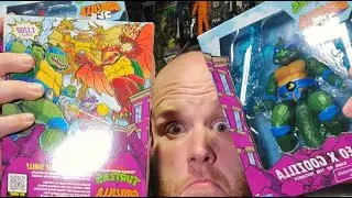 Playmates Godzilla X TMNT Wave One Love Распаковка и отдых
