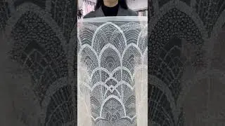 Exquisite Pearl Embroidery Fabric | Perfect for Bridal & Party Wear #fashion