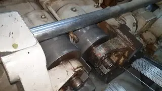 Wire rod thread rolling machine