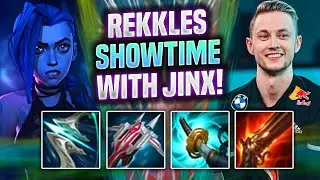 REKKLES SHOWTIME WITH JINX! - KC Rekkles Plays Jinx ADC vs Jhin! | Season 2022