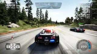 WHEN BUGATTI Becomes a COP CAR! | NFS Hot Pursuit Remastered - Hard Target