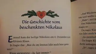 Die Geschichte vom beschenkten Nikolaus.    ADVENTSKALENDER 6