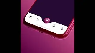 Animated Bottom Navigation Bar UI Design #shorts