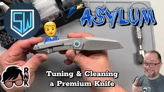 Oh, boy&hellip; tuning a Skiff Made Blades Asylum knife&hellip; it deserves care to create its creamy action!