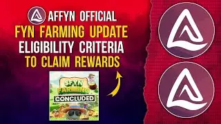 AFFYN FARMING | ELIGIBILITY TO CLAIM REWARDS | COMPLETE LAST STEP #farming #claiming