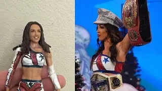 WWE CUSTOM CHELSEA GREEN I MADE CUSTOM ACTION FIGURE REVIEW 
