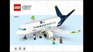 LEGO City 60367 - Complete Passenger Airplane Instructions! (Booklet 04 of 4 only)