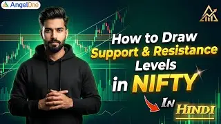 How to Draw support and resistance levels in NIFTY || Hindi 📈