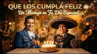 QUE LOS CUMPLA FELIZ con Mariachi 15 deEnero 🎂 Un Mensaje del Alma Para Tu Día Especial ✨
