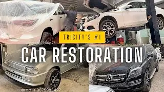Best Car RESTORATION Experts in Tricity at SBA Premium Motor Garage Panchkula Chandigarh Mohali