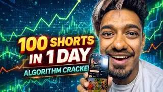 I Uploaded 100 Shorts in 1 Day 😱 | YouTube Algorithm Hack!