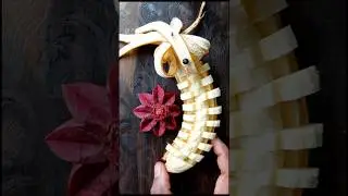 Next-Level Fruit Cutting Banana 🍌 Carving #trending #short #fruitcutting #banana 💯🍌🐦