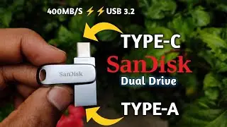 Sandisk Ultra Dual drive Type C Pendrive Unboxing & Review