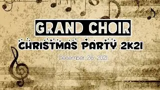 CHRISTMAS PARTY || GRAND CHOIR || FUN GAMES || AGDANGAN,  QUEZON