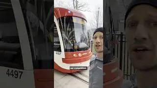 Is it faster to run or take a tram in Toronto?