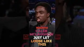 Caleb McLaughlin Just Let Loose Like This #funny #laugh #calebmclaughlin #video #shorts