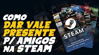 How to GIVE GIFT CARD TO FRIENDS on STEAM