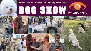 Dog Show 2026 I Madras Canine Club I 50th Year I 150th Show #dogshow #chennai