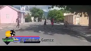 Las charcas Azua, Calle m&aacute;ximo Gomez. recorrido